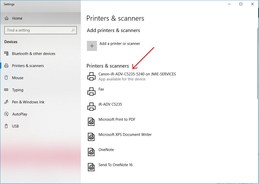 printers and scanners